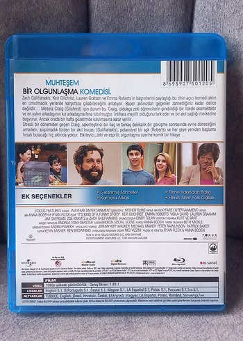 KOMİK BİR HİKAYE BLU-RAY FİLM KONDİSYON YÜKSEK KOLEKSİYONLUK - Görsel 2