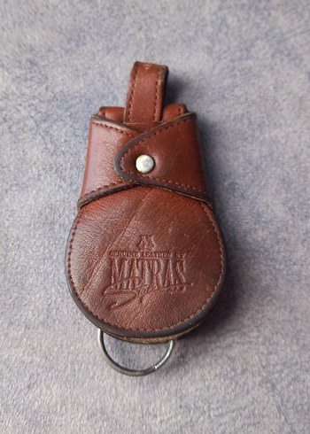 Matraş  Vintage Deri Anahtarlık
