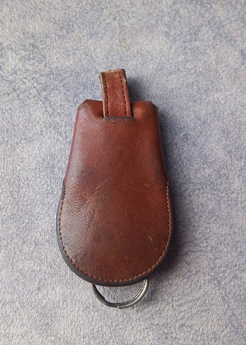 Matraş  Vintage Deri Anahtarlık - Görsel 2