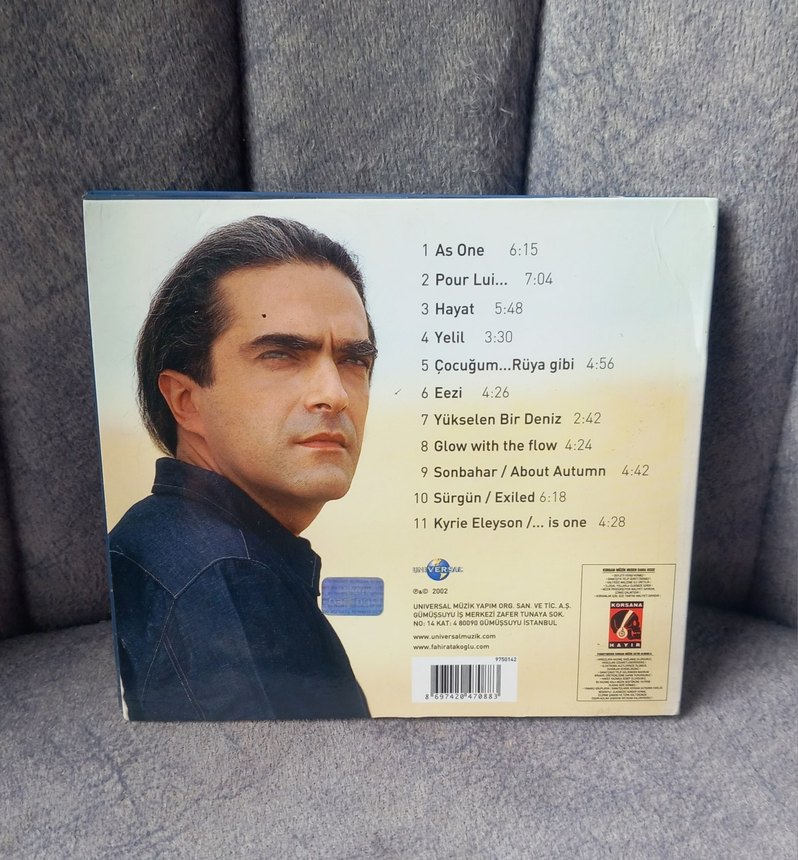 FAHİR ATAKOĞLU CD ALBÜM KONDİSYON YÜKSEK KOLEKSİYONLUK NADİR - Görsel 2