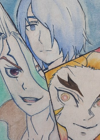 Renkli Anime Karakterleri Tablosu - Görsel 4