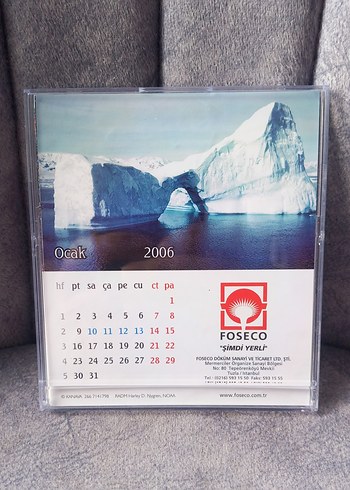 2006 TARİHLİ MASA TAKVİMİ SIFIR HİÇ KULLANILMADI. KOLEKSİYONLUK