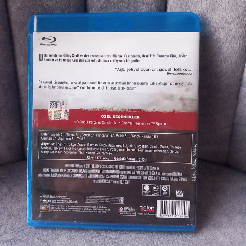 DANIŞMAN BLU-RAY FİLM KONDİSYON YÜKSEK KOLEKSİYONLUK - Görsel 2