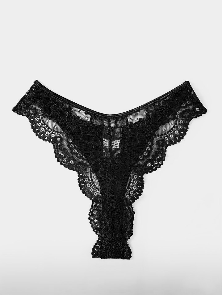 Siyah dantel jartiyer takım - Görsel 3