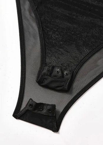 Siyah Dantel Body - Görsel 6