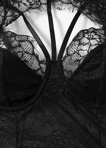 Siyah Dantel Body - Görsel 3