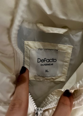 Defacto Kadın Beyaz Kısa Mont - Görsel 2