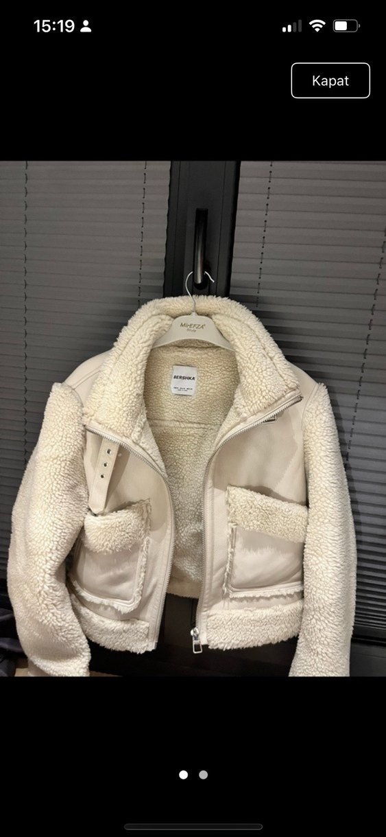 Kahverengi Kürklü Deri Kadın Ceket - Görsel 2