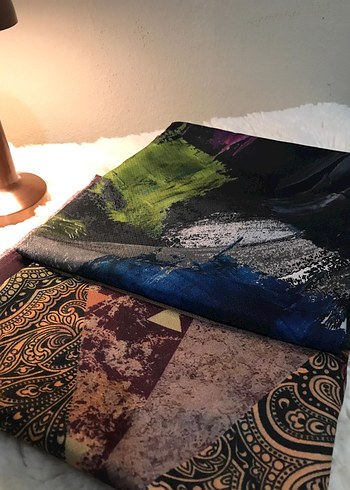 pamuklu eşarp - Görsel 3