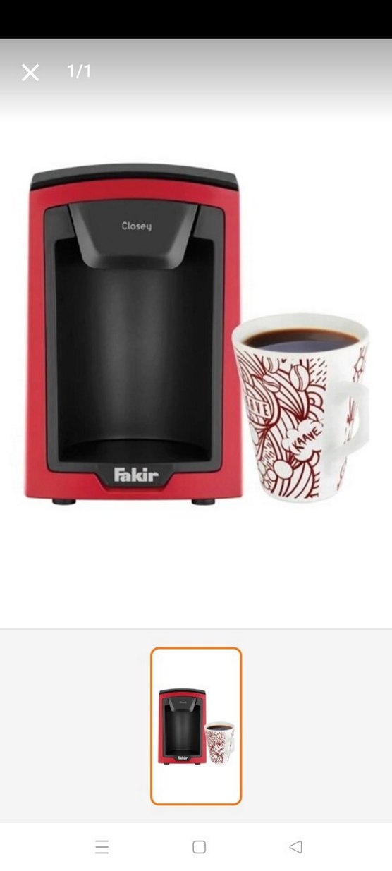 Fakir filtre kahve makinesi - Görsel 2