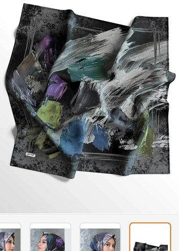 pamuklu eşarp - Görsel 7