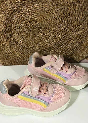Kız Çocuk Pembe Pastel Sneaker - Görsel 3