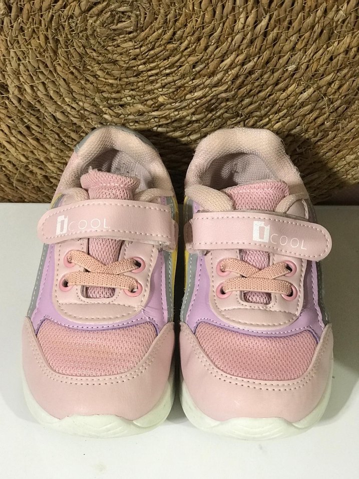 Kız Çocuk Pembe Pastel Sneaker - Görsel 2