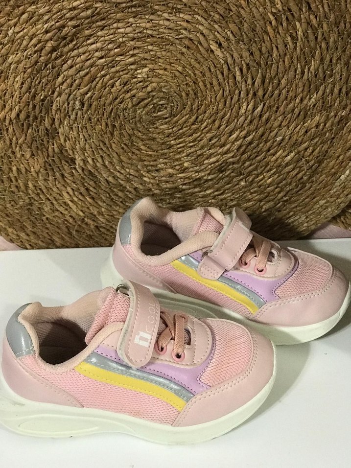 Kız Çocuk Pembe Pastel Sneaker - Görsel 3