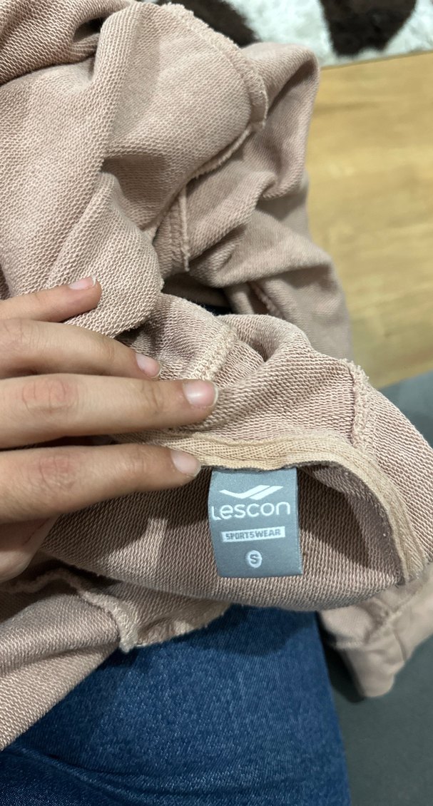 Açık pembe-bej Kadın fermuarlı v Yakalı Salaş Triko - Görsel 5