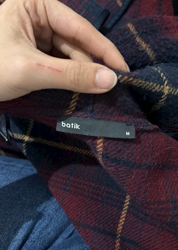 Bordo Bağlama Desenli Yün Midi Kadın Kaban - Görsel 9