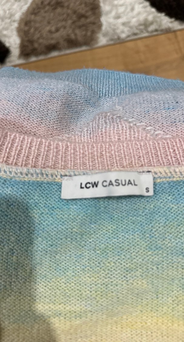 Renkli Kadın Kazak - Görsel 4