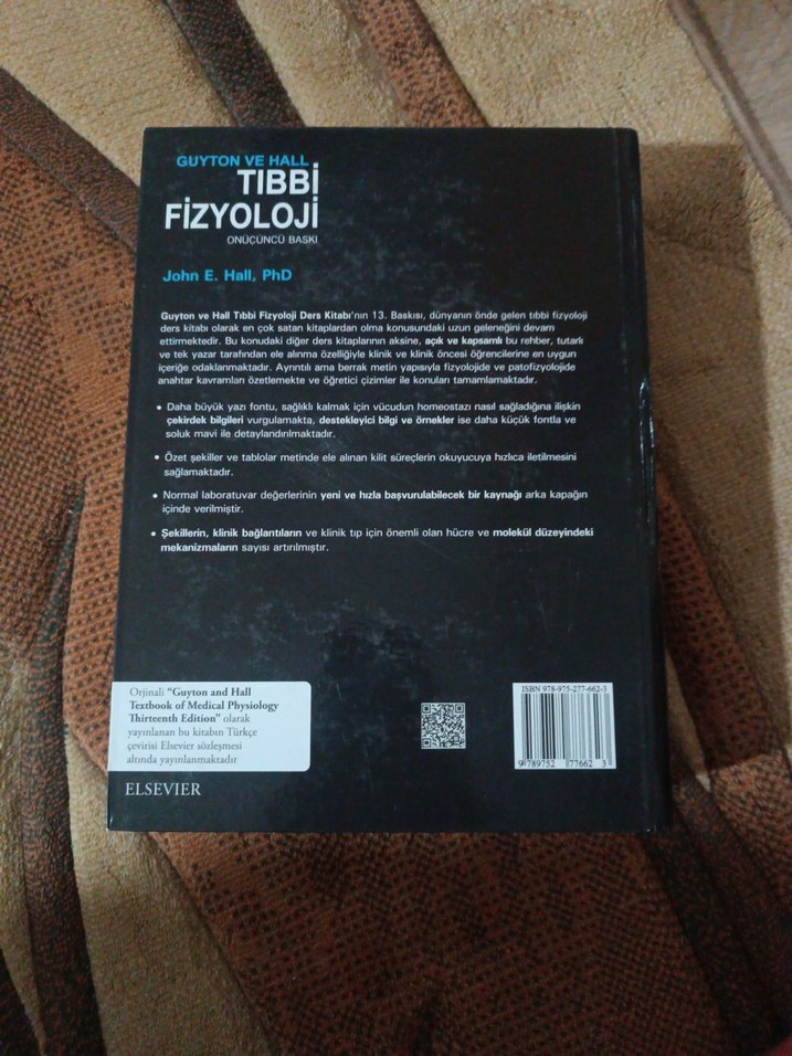 Guyton ve Hall Tıbbi Fizyoloji Kitabı 13. baskı Ciltli sıfır - Görsel 3