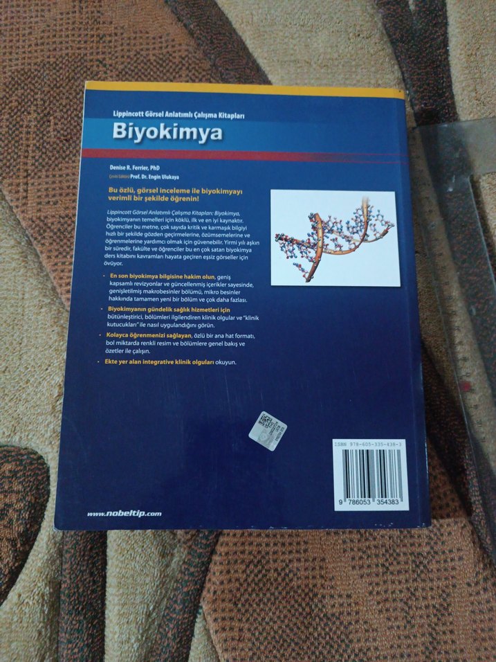 Lippincott BiyokimyaÇalışma Kitabı en son baskı hiç kullanılmadı - Görsel 2
