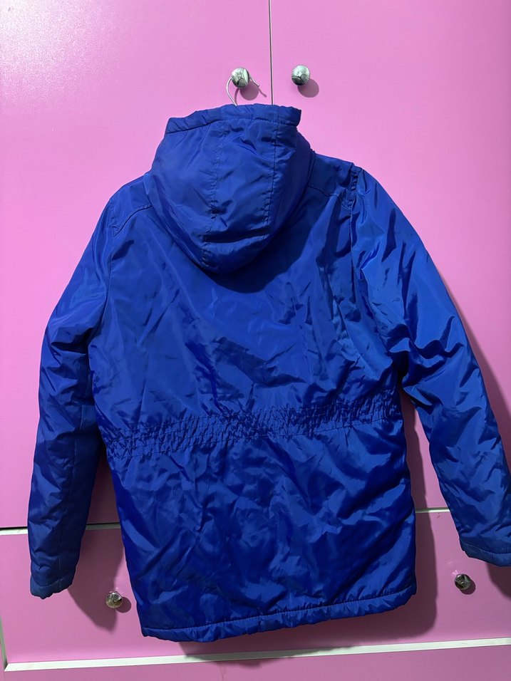 Erkek çocuk için Mavi Kapüşonlu Ceket - Görsel 2