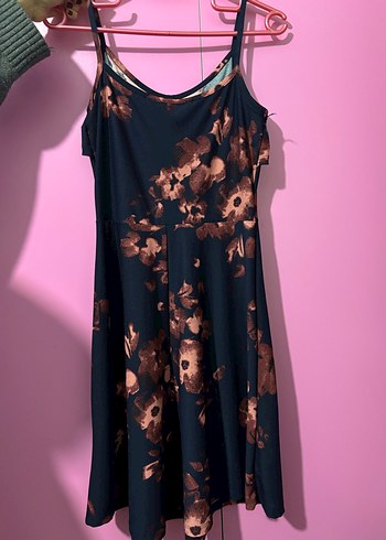 Askılı Fırfırlı Midi Elbise - Görsel 2