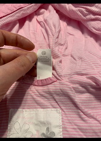 2/3 yaş C&A Marka Kız Çocuk Kapüşonlu Pembe Fermuarlı Yağmurluk - Görsel 5