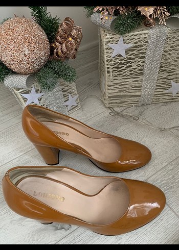 Bizon Parlak Stiletto Kadın Ayakkabı - Görsel 4