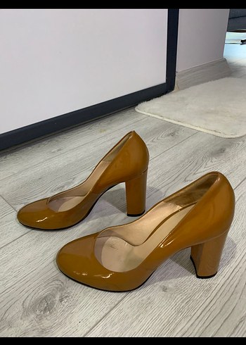 Bizon Parlak Stiletto Kadın Ayakkabı - Görsel 5