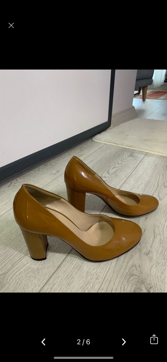 Bizon Parlak Stiletto Kadın Ayakkabı - Görsel 2