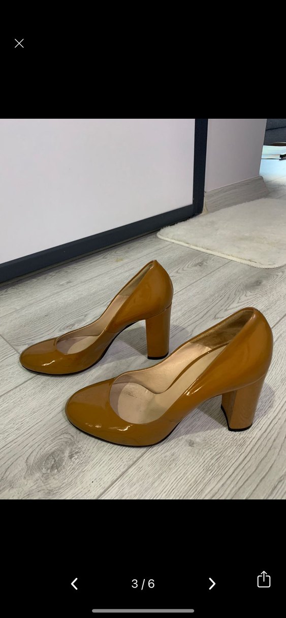 Bizon Parlak Stiletto Kadın Ayakkabı - Görsel 5