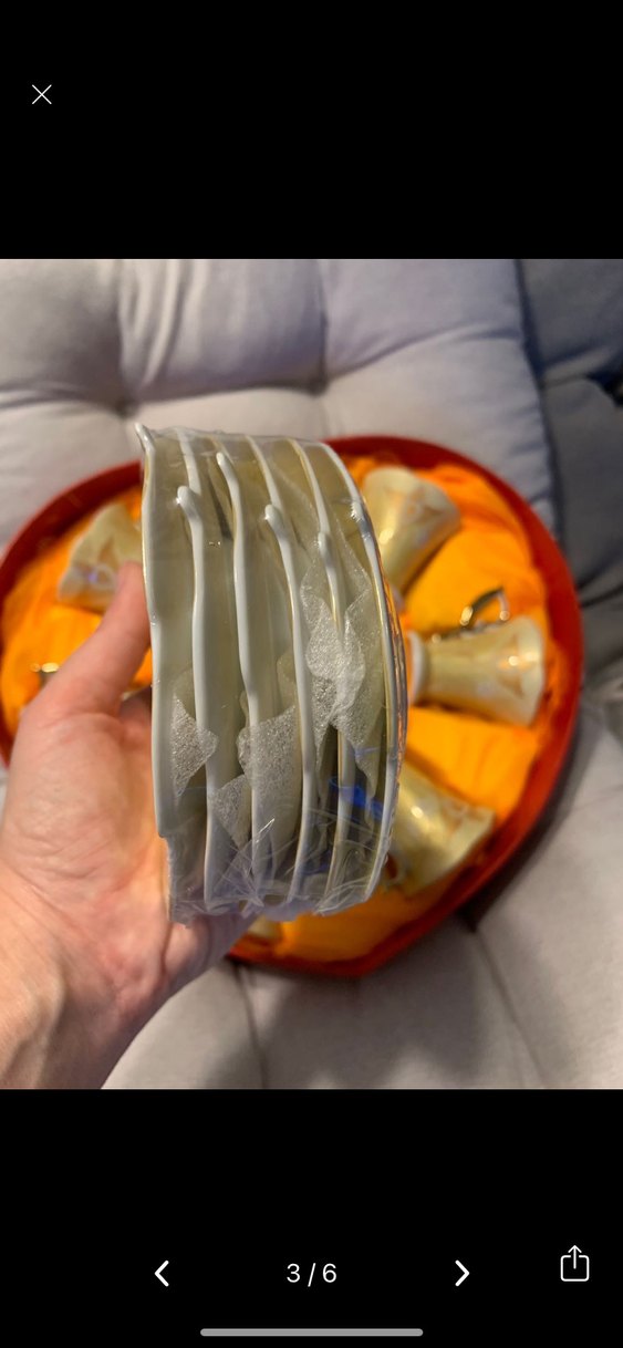 Altın Renkli Desenli Kahve Fincanı Seti 6 kişilik - Görsel 4