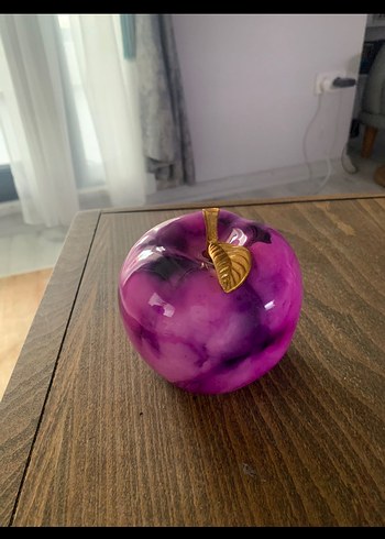 Parlak Mor Elma Figürü - Görsel 2