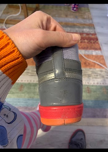 Nike Gri Kadın Spor Ayakkabı Yüksek Tabanlı - Görsel 5