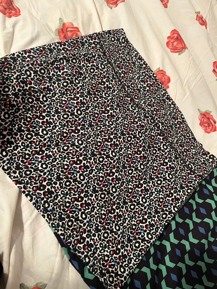 Fırfırlı Baskılı Mini Etek 2 li - Görsel 2