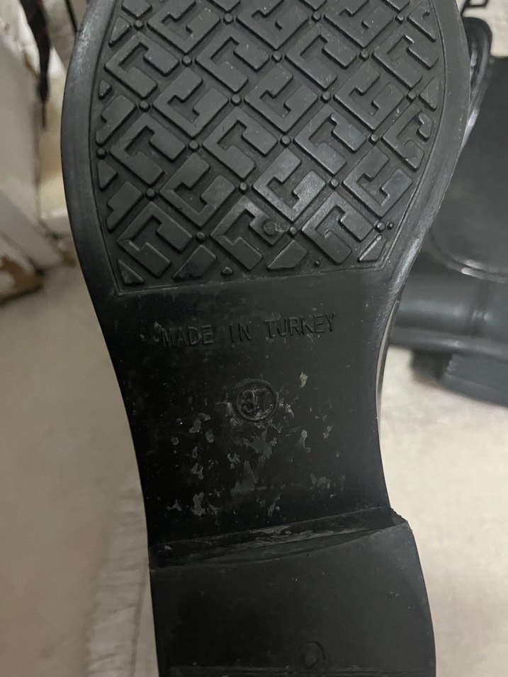 Siyah Rugan yağmur botu - Görsel 4