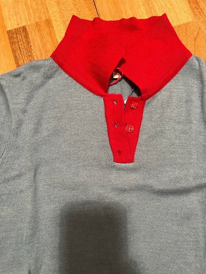 Kısa Kollu Gri Polo Yaka - Görsel 2