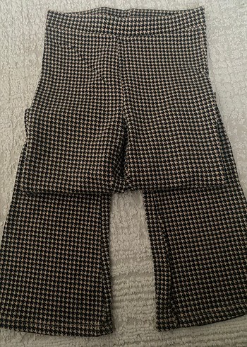 Kahverengi Ekose Kadın Pantolon #zara #tayt - Görsel 2