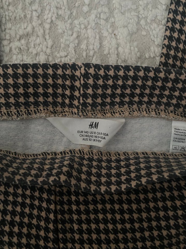 Kahverengi Ekose Kadın Pantolon #zara #tayt - Görsel 3