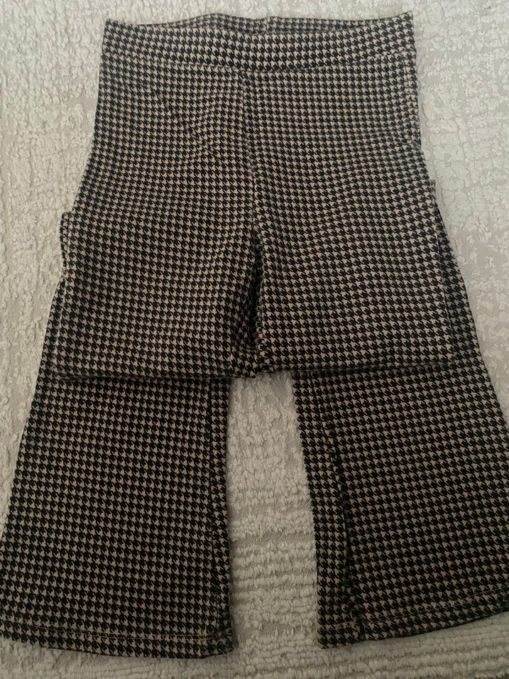 Kahverengi Ekose Kadın Pantolon #zara #tayt - Görsel 2