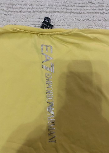 Sarı Kız Çocuk Kısa Kollu Tişört #emporioarmani #armani - Görsel 2