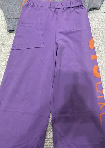 Sokak Stili Kız Sweatshirt ve Eşofman Takımı - Görsel 4