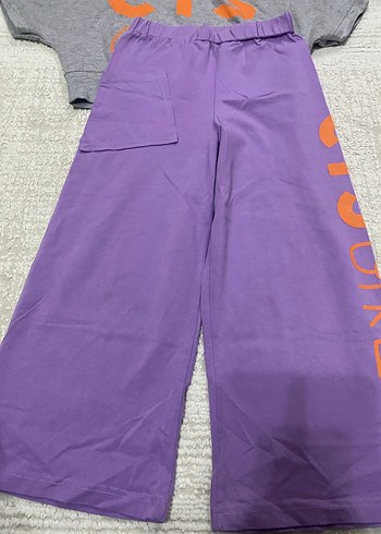 Sokak Stili Kız Sweatshirt ve Eşofman Takımı - Görsel 3