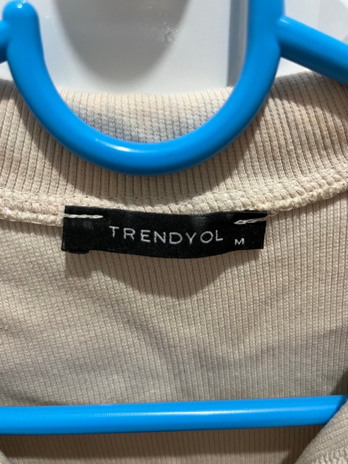 Bej Kısa Kollu Kadın Gömlek - Görsel 3