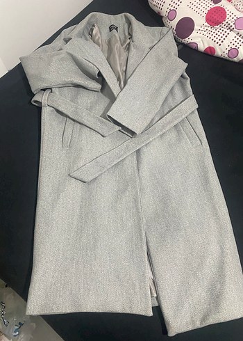 Gri Uzun Kemerli Kaban - Görsel 4