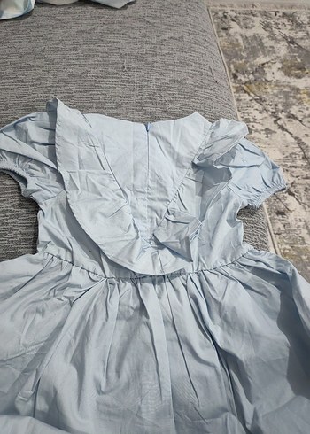 Mavi Kız Çocuk Elbise - Görsel 5