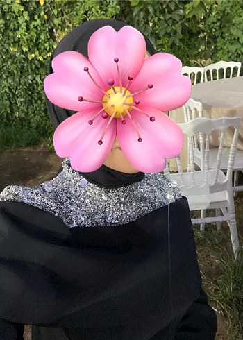 Uzun Siyah Drapeli Kadın abiye - Görsel 2