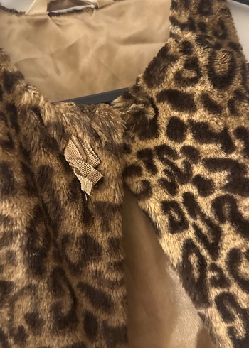 Çocuk Leopar Desenli Yelek - Görsel 2