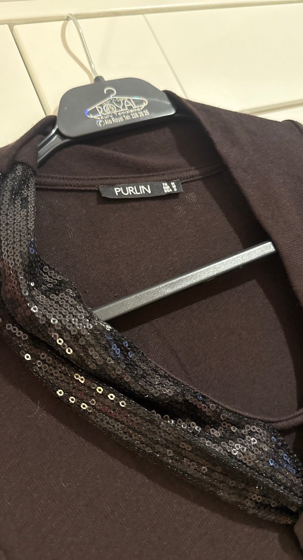 Kahverengi Kadın Midi Triko Elbise - Görsel 3