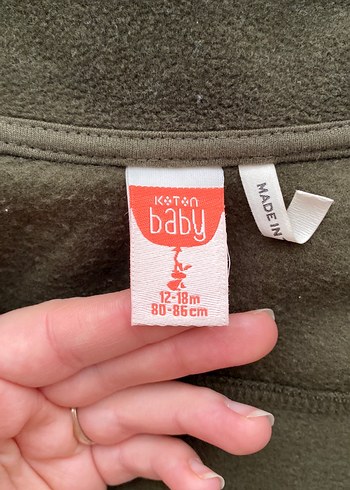 Koyu yeşil Fermuarlı Erkek Çocuk Ceket - Görsel 4