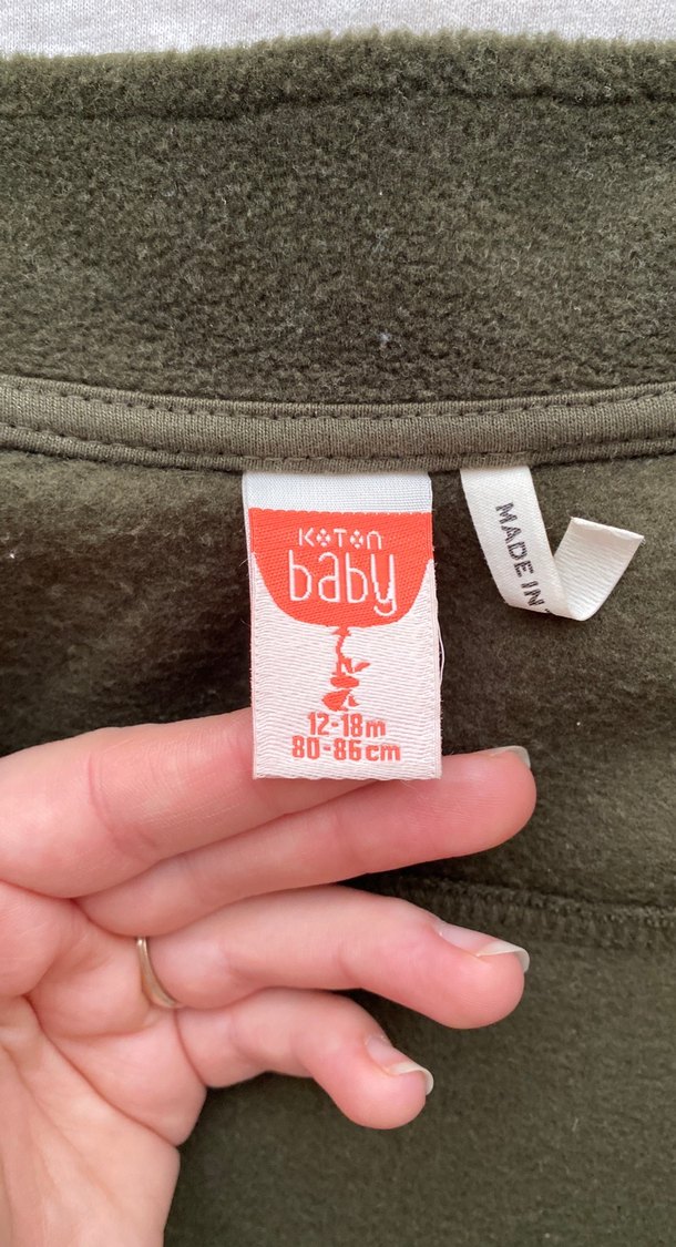 Koyu yeşil Fermuarlı Erkek Çocuk Ceket - Görsel 4